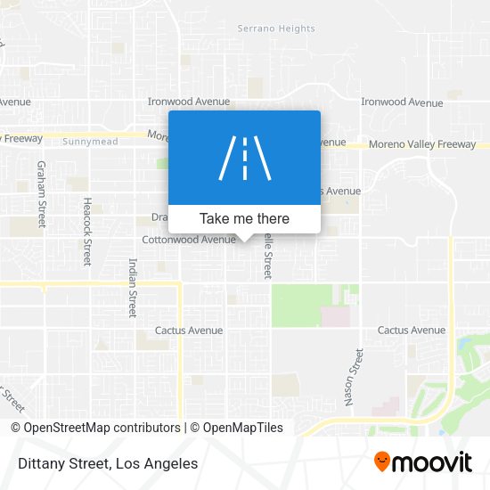 Mapa de Dittany Street