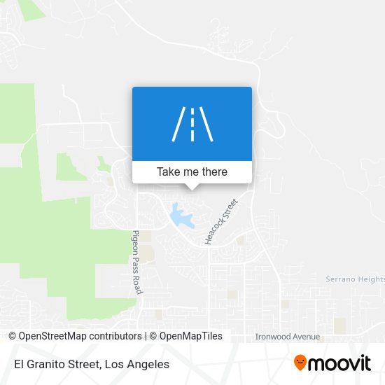 El Granito Street map