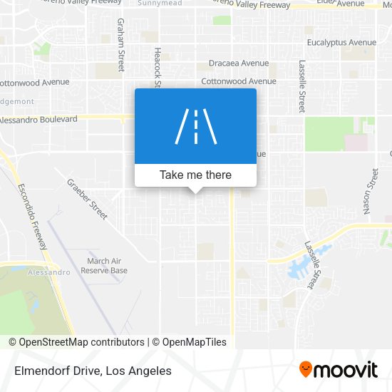 Mapa de Elmendorf Drive
