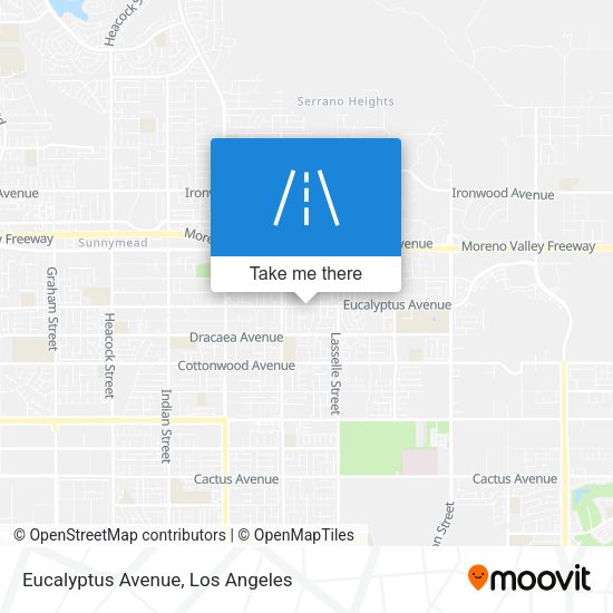 Eucalyptus Avenue map