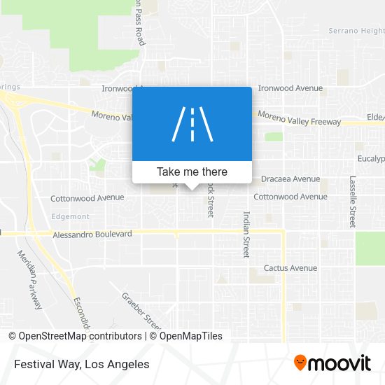 Mapa de Festival Way