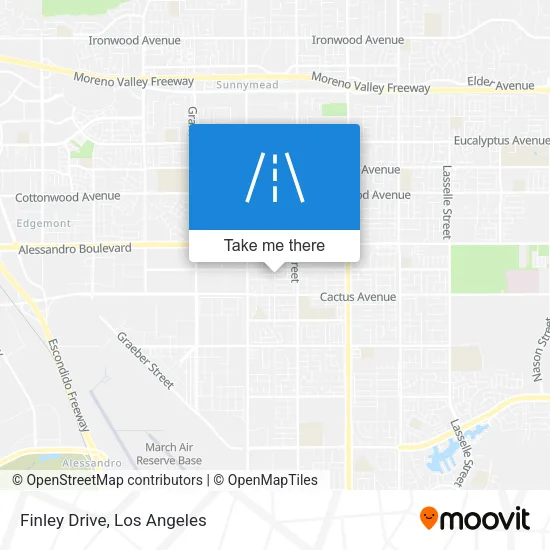 Finley Drive map