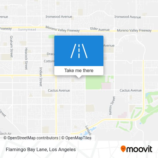 Flamingo Bay Lane map