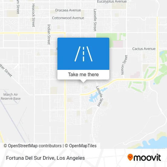 Fortuna Del Sur Drive map