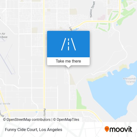 Funny Cide Court map