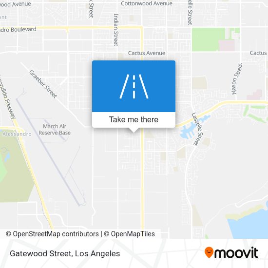 Gatewood Street map