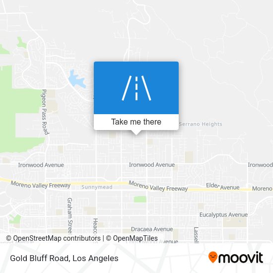 Mapa de Gold Bluff Road