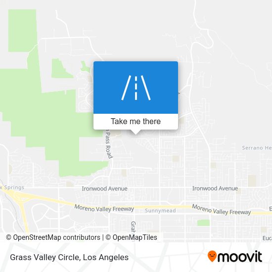 Grass Valley Circle map