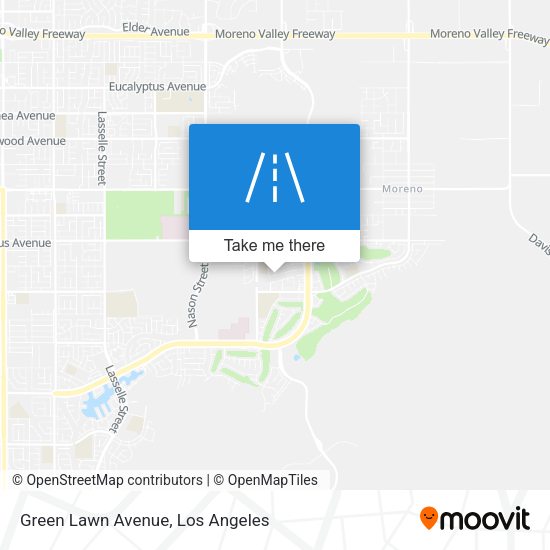 Green Lawn Avenue map