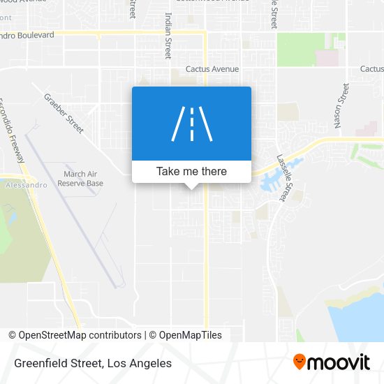 Greenfield Street map