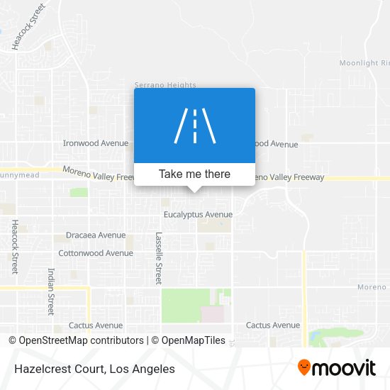 Hazelcrest Court map