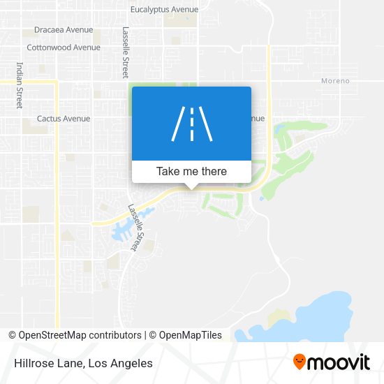 Mapa de Hillrose Lane