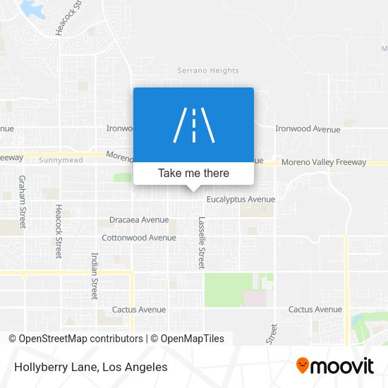 Hollyberry Lane map