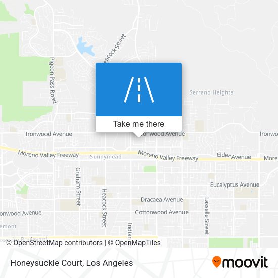 Honeysuckle Court map
