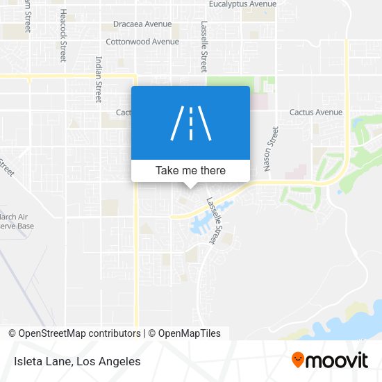 Mapa de Isleta Lane