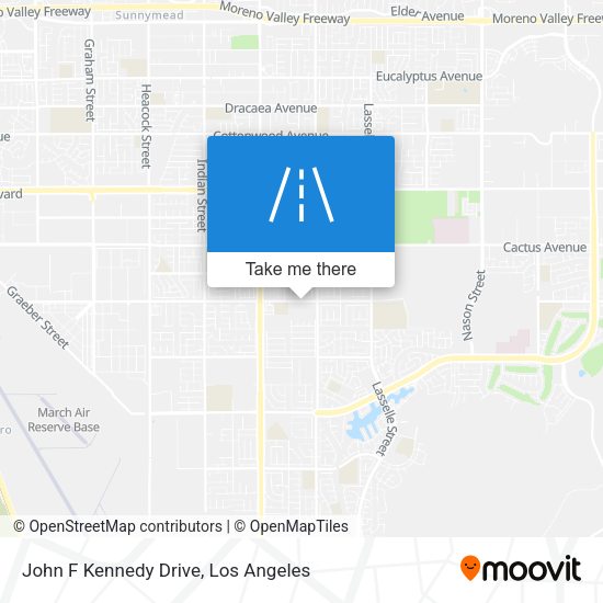 Mapa de John F Kennedy Drive