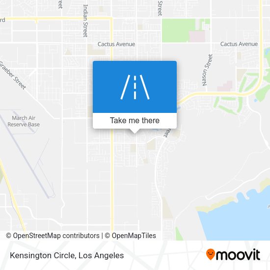 Kensington Circle map