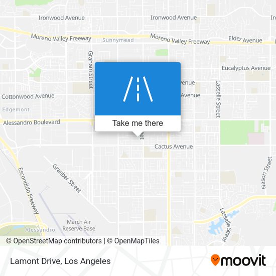 Mapa de Lamont Drive