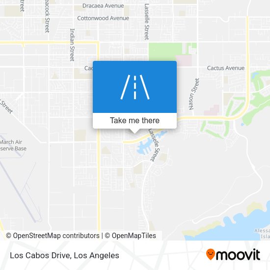 Mapa de Los Cabos Drive