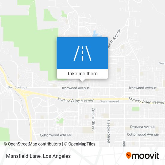 Mapa de Mansfield Lane