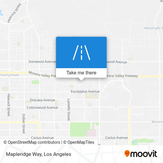 Mapa de Mapleridge Way