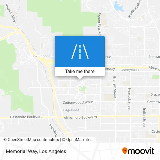 Mapa de Memorial Way