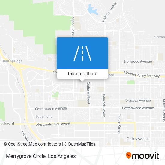 Merrygrove Circle map