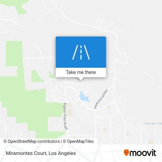 Miramontes Court map