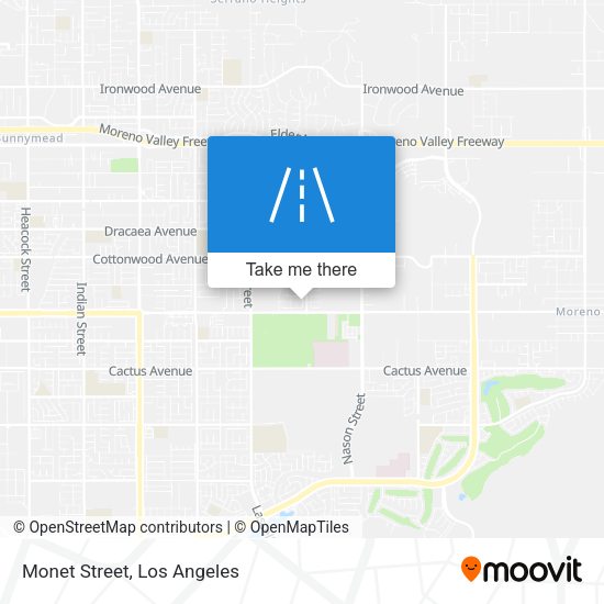 Mapa de Monet Street