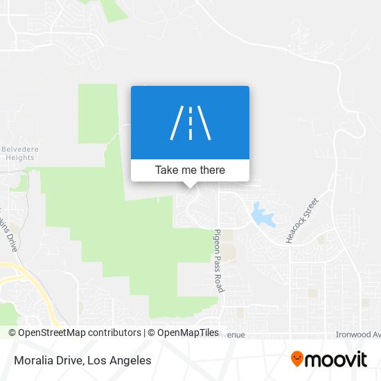 Moralia Drive map