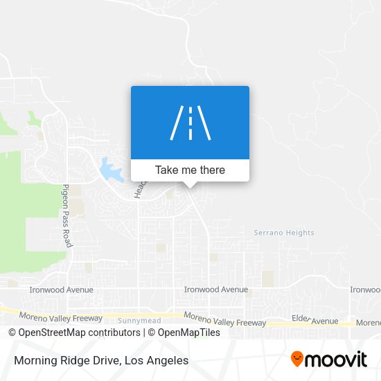 Morning Ridge Drive map