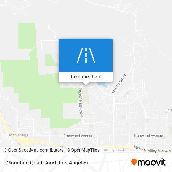 Mountain Quail Court map
