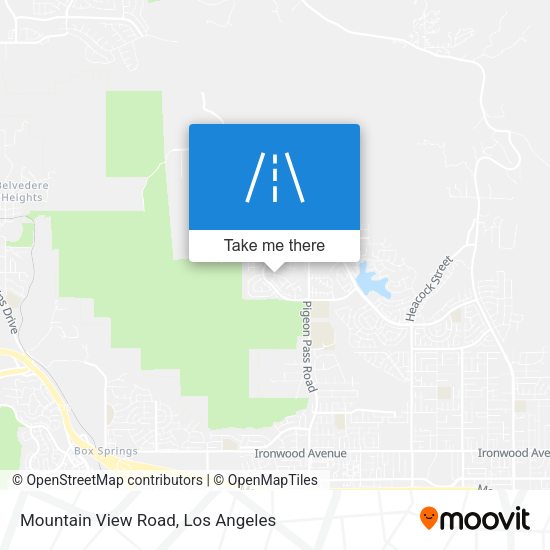 Mountain View Road map