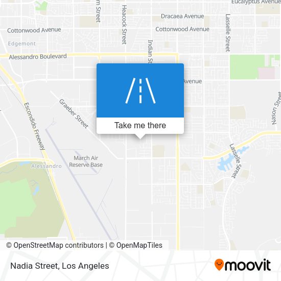 Mapa de Nadia Street