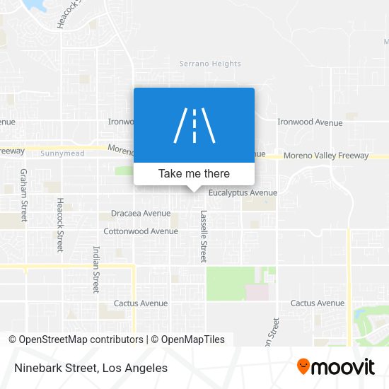 Mapa de Ninebark Street