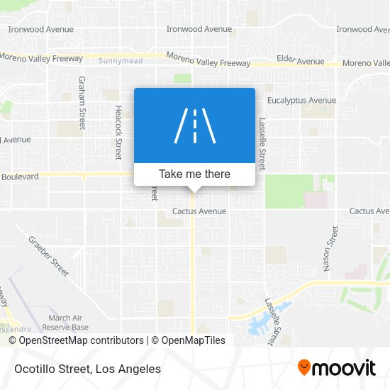Ocotillo Street map