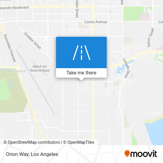 Mapa de Orion Way