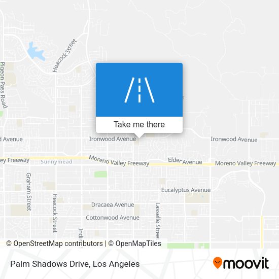 Palm Shadows Drive map