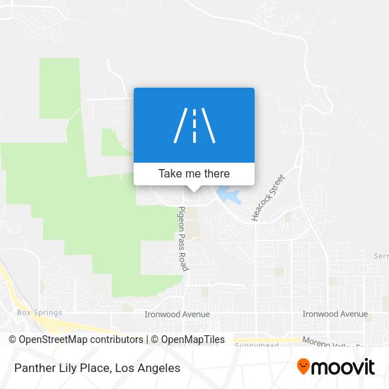 Panther Lily Place map