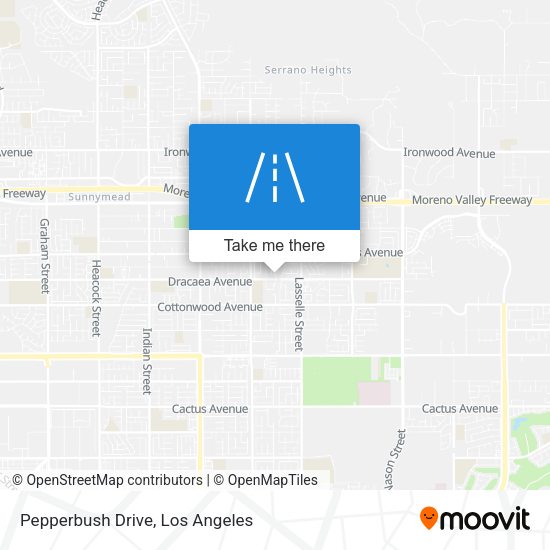 Mapa de Pepperbush Drive