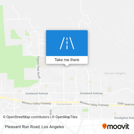 Pleasant Run Road map