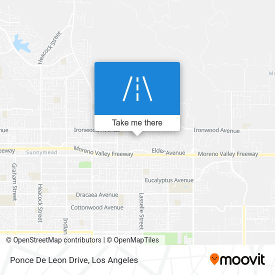 Mapa de Ponce De Leon Drive