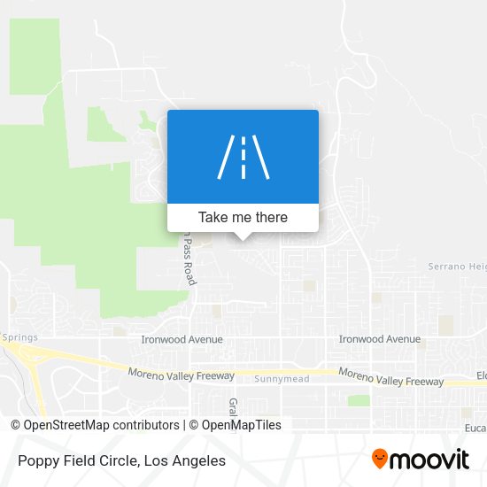Poppy Field Circle map
