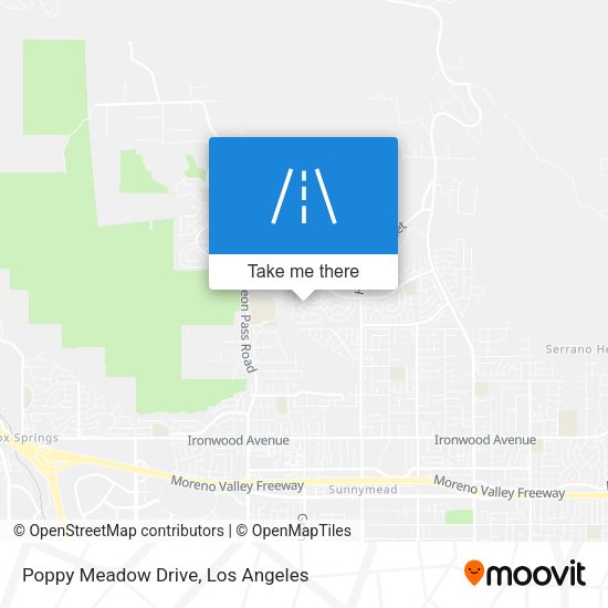 Poppy Meadow Drive map