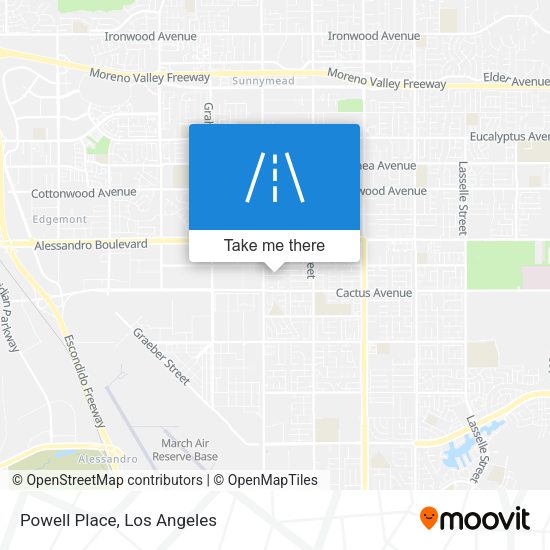 Mapa de Powell Place