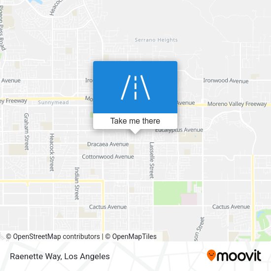 Mapa de Raenette Way