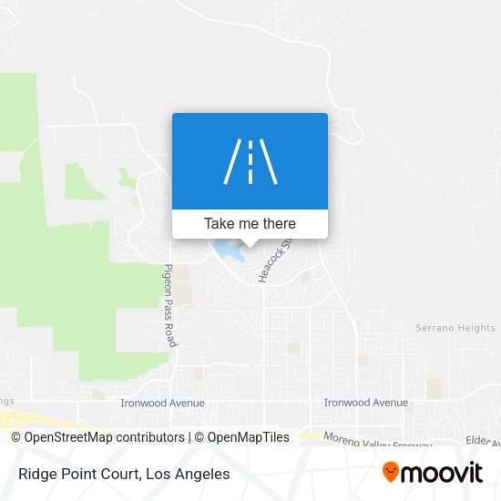 Mapa de Ridge Point Court