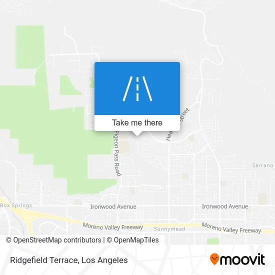 Ridgefield Terrace map