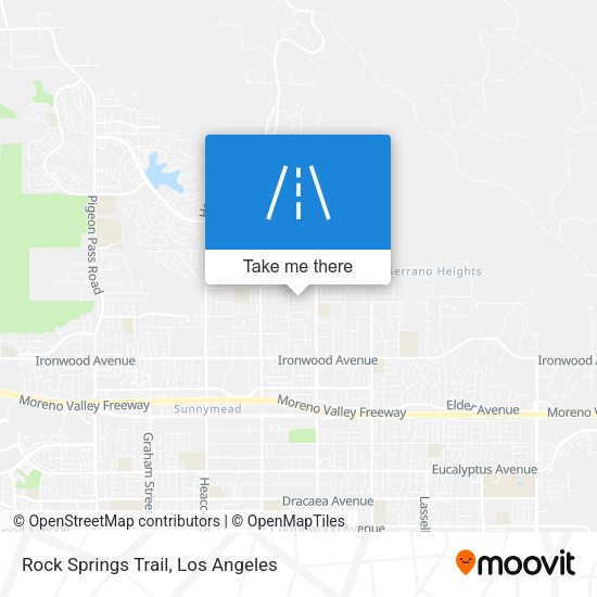 Rock Springs Trail map