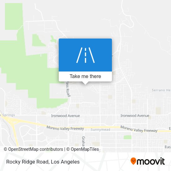 Rocky Ridge Road map